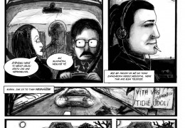 Komiks-Comics-Teplo domova v rodinném kruhu-Autor: Jiří Podhorský